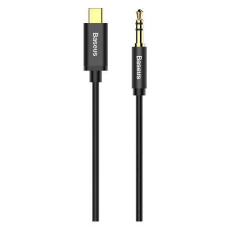 Baseus Audio USB-C/3,5mm kabel 1,2m černý