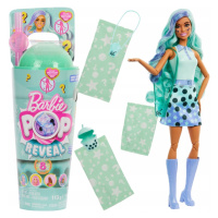 Barbie Pop Reveal Panenka Zelený Čaj Bubble Tea+ Příslušenství Překvapení