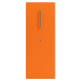 BISLEY Asistenční nábytek Tower™ 4, s krycí deskou, k umístění vlevo, 3 police, oranžová