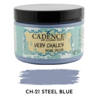 Křídová barva Cadence Very Chalky 150 ml - steel blue ocelově modrá Aladine