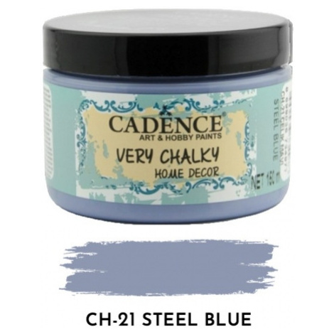 Křídová barva Cadence Very Chalky 150 ml - steel blue ocelově modrá Aladine