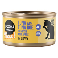 Cosma Bowl 24 x 80 g - výhodné balení - tuňák s jikrami tuňáka