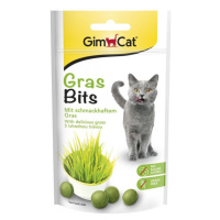 Gimcat Gras Bits tablety s kočicí trávou 40g