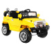 Mamido Elektrické autíčko Jeep žluté
