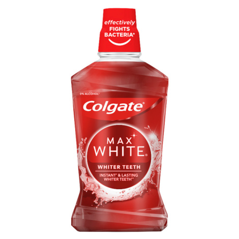 Colgate Max White Whiter Teeth bělicí ústní voda bez alkoholu 500 ml