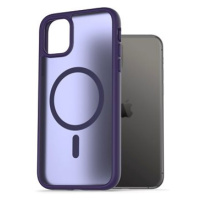 AlzaGuard Matte Case Compatible with Magsafe pro iPhone 11 tmavě fialový