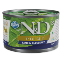 KONZERVA N&D DOG PRIME LAMB & BLUEBERRY 140g