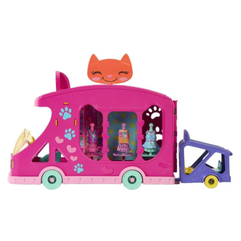 Mattel Enchantimals kočičí módní obchod na kolech herní set