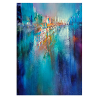 Ilustrace Urban landscape, Annette Schmucker, 30 × 40 cm