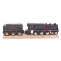 Bigjigs Rail dřevěná replika lokomotivy - Black 5 engine