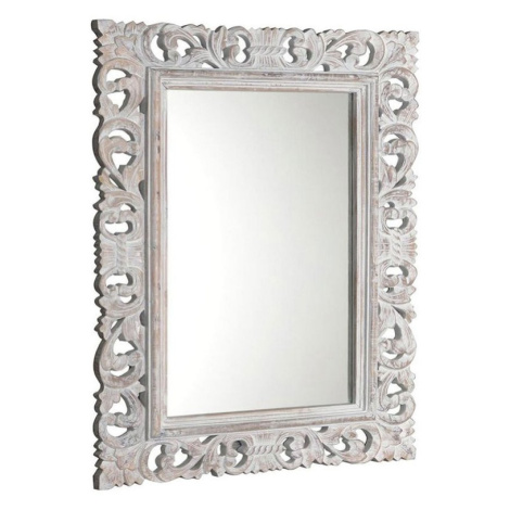 SCULE zrcadlo v rámu, 70x100cm, bílá IN171 Sapho