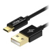 AlzaPower Core USB-A to Micro USB 1m černý