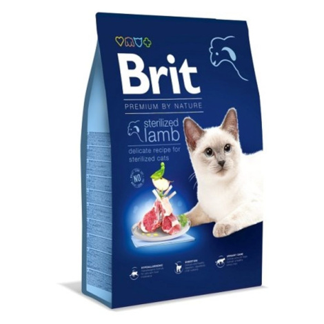 Brit Premium Cat by Nature Sterilized Lamb 8 kg