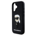 Karl Lagerfeld 3D Rubber Ikonik kryt pro iPhone 16 černý