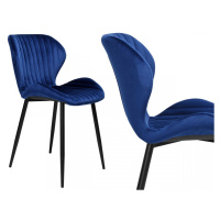 TZB Židle Dallas Velvet modrá