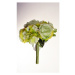 Umělá kytice Růže s hortenzií zelená, 26 cm
