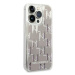 Karl Lagerfeld KLHCP14XLMNMS hard silikonové pouzdro iPhone 14 PRO MAX 6.7" silver Liquid Glitte