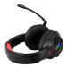 Marvo HG9065, sluchátka s mikrofonem, ovládání hlasitosti, černá, 7.1 (virtuálně), herní