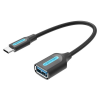 Redukce Vention USB-C 3.1 Male to USB-A Female OTG Cable CCVBB 0.15m, Black, PVC