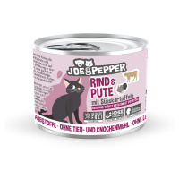 Joe & Pepper Cat hovězí a krůtí maso s batáty 6× 200 g