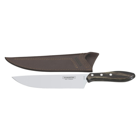 Tramontina Churrasco Velký porcovací nůž - hnědé dřevo, s pouzdrem