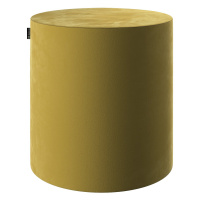 Dekoria Sedák Barrel- válec pevný,  d40cm, výška 40cm, olivově zelená, ø40 cm x 40 cm, Velvet, 7