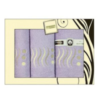 4sleep Dárkové balení ručníků a osušek Artiborda - fialová 56
