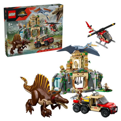 LEGO® Jurassic World 76976 Letecká mise se spinosaurem a quetzalcoatlem