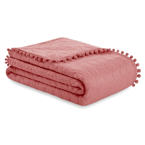 Přehoz na postel AmeliaHome Meadore II růžový