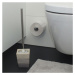 KELA WC set VALURA poly, šedá 10x10x43cm KL-22804