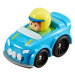 Fisher price little people mini autíčko rally modré, mattel y3702