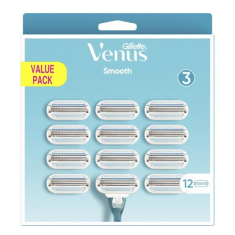 Gillette Venus Smooth náhradní hlavice XXL 12ks