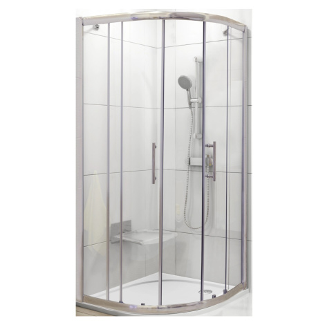 RAVAK Sprchový kout XP2CP4-90 lesklý chrom + transparentní sklo