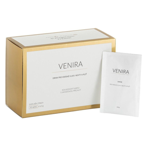 Venira Drink Kolagenový nápoj pro krásné vlasy, nehty a pleť sáčky 30x6,3 g