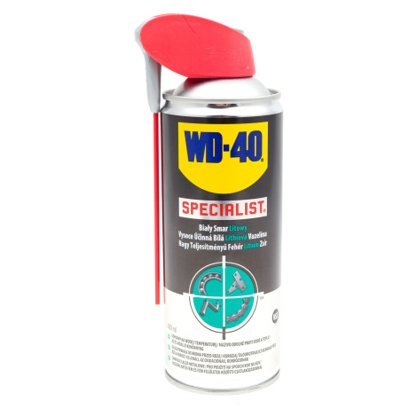 WD-40 Specialist - bílá lithiová vazelína ve spreji, 400 ml