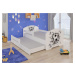 Dětská postel s obrázky - čelo Pepe II bar Rozměr: 160 x 80 cm, Obrázek: Pejsci
