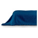 Modrý přehoz přes postel AmeliaHome Tilia, 240 x 220 cm