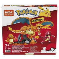 Construx Stavebnice 313 Dílů Pokémon Charmander Evoluce Sada