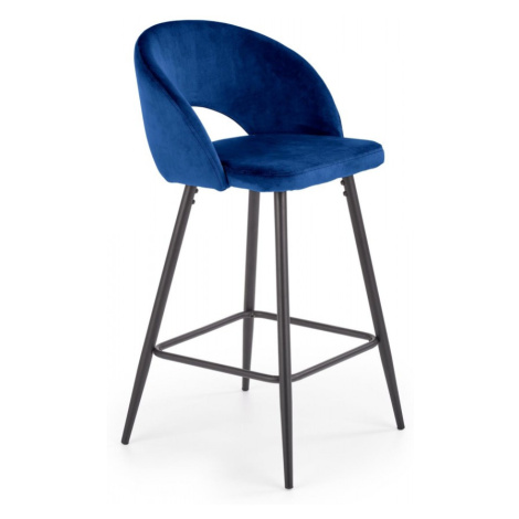 Modré barové židle