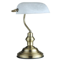 Globo GLOBO 2492 - stolní lampa ANTIQUE 1xE27/60W bílá-patina