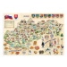 Puzzle - Mapa Slovenska, 160 ks