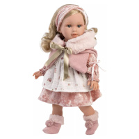 Llorens 54044 LUCIA - realistická panenka s měkkým látkovým tělem - 40 cm