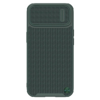 Nillkin Textured S Case iPhone 14 pancéřové pouzdro s krytem fotoaparátu zelené