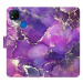 iSaprio flip pouzdro Purple Marble pro Xiaomi Redmi 9C