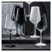 Crystalex sklenice na červené víno Black and White Černá noha 450 ml 2 KS