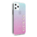 Guess GUHCN65PCUGLPBL hard silikonové pouzdro iPhone 11 Pro Max Pink-blue Glitter Gradient