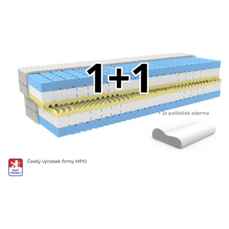 Matrace Loreta 120x200 cm, 1+1 zdarma