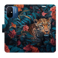 iSaprio Flip pouzdro Flower Jaguar 02 pro Xiaomi Redmi 12C