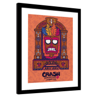 Obraz na zeď - Crash Bandicoot - Aku Aku, 34 × 44.2 cm