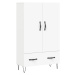 vidaXL Skříň highboard bílá 69,5 x 31 x 115 cm kompozitní dřevo